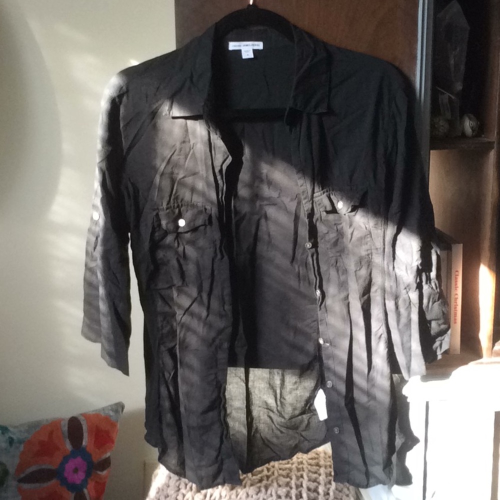 Button down collared shirt